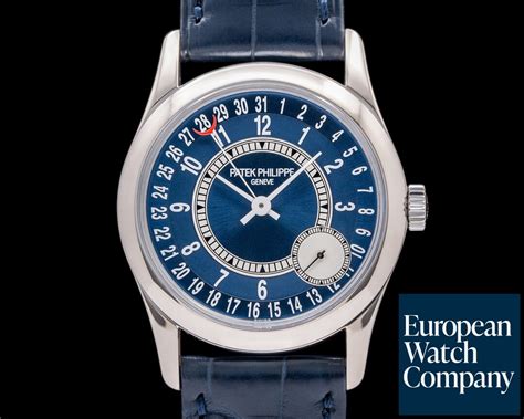 patek philippe calatrava 6000g blue|Patek Philippe Calatrava small seconds.